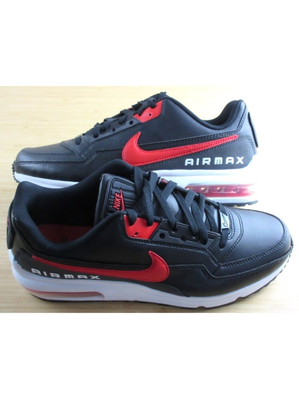 Nike Men's Air Max LTD 3 Running Lifestyle Shoes Black University Red Size 10.5